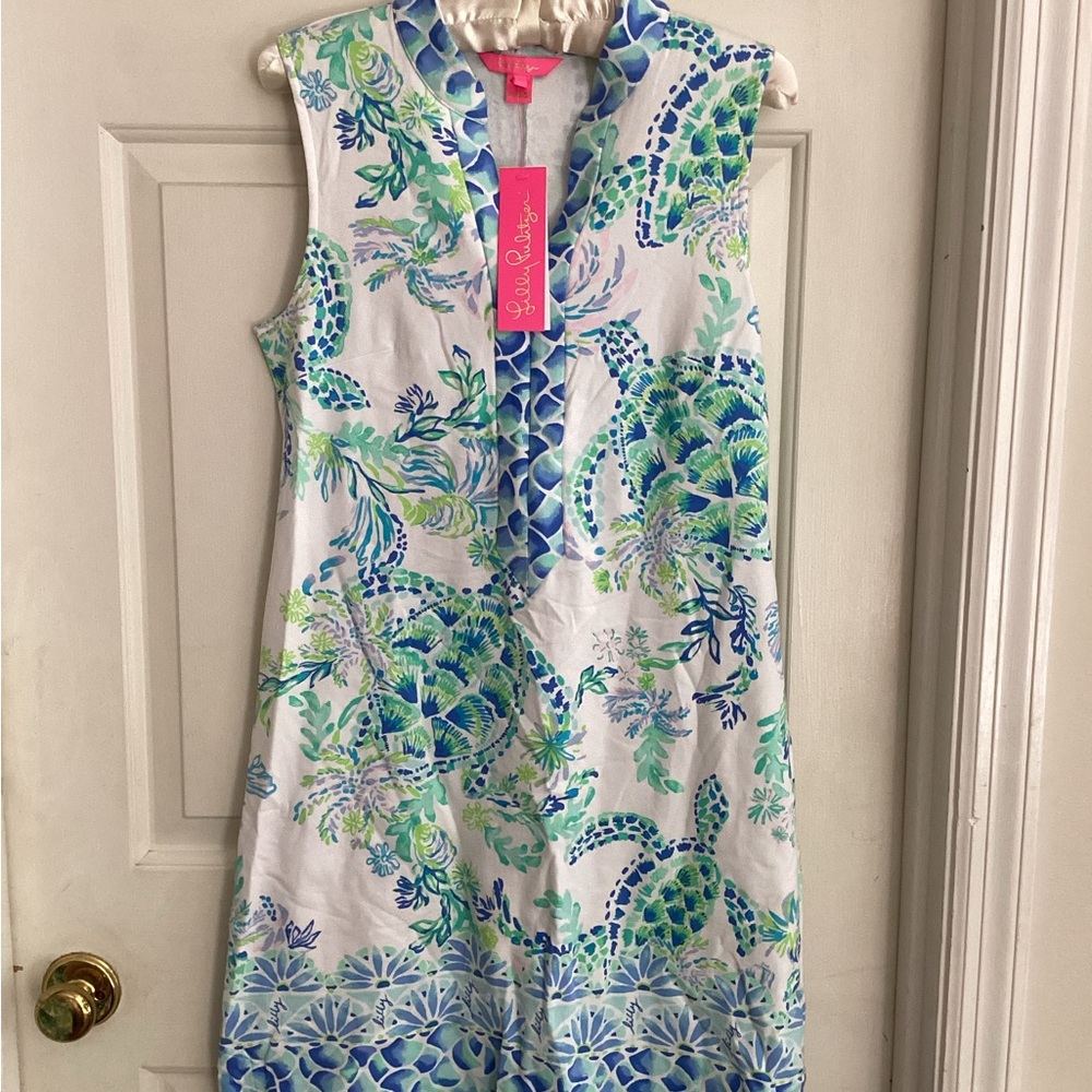 Lilly Pulitzer NWT Turtle Dress 🐢💙